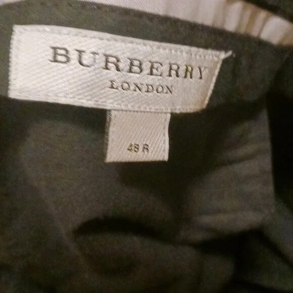 Burberry Black Fitted Wool Suit - Picture 3 of 10